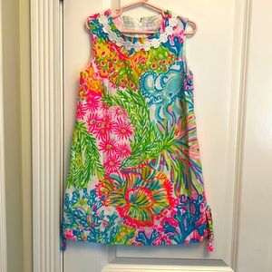 New without tags. Lilly Pulitzer girls classic shift dress. Size 7